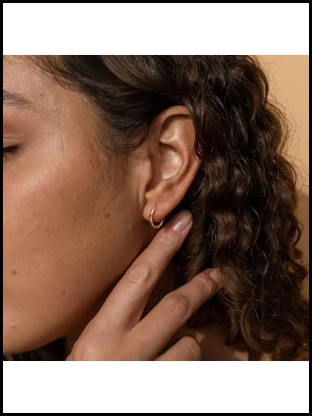 14K Gold Plated Hoop Earrings for Women Small Hypoallergenic 14mm 16mm 18mm